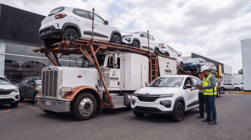 Transporte de vehículos terminados