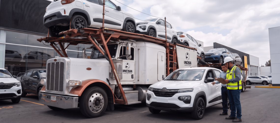 Transporte de vehículos terminados